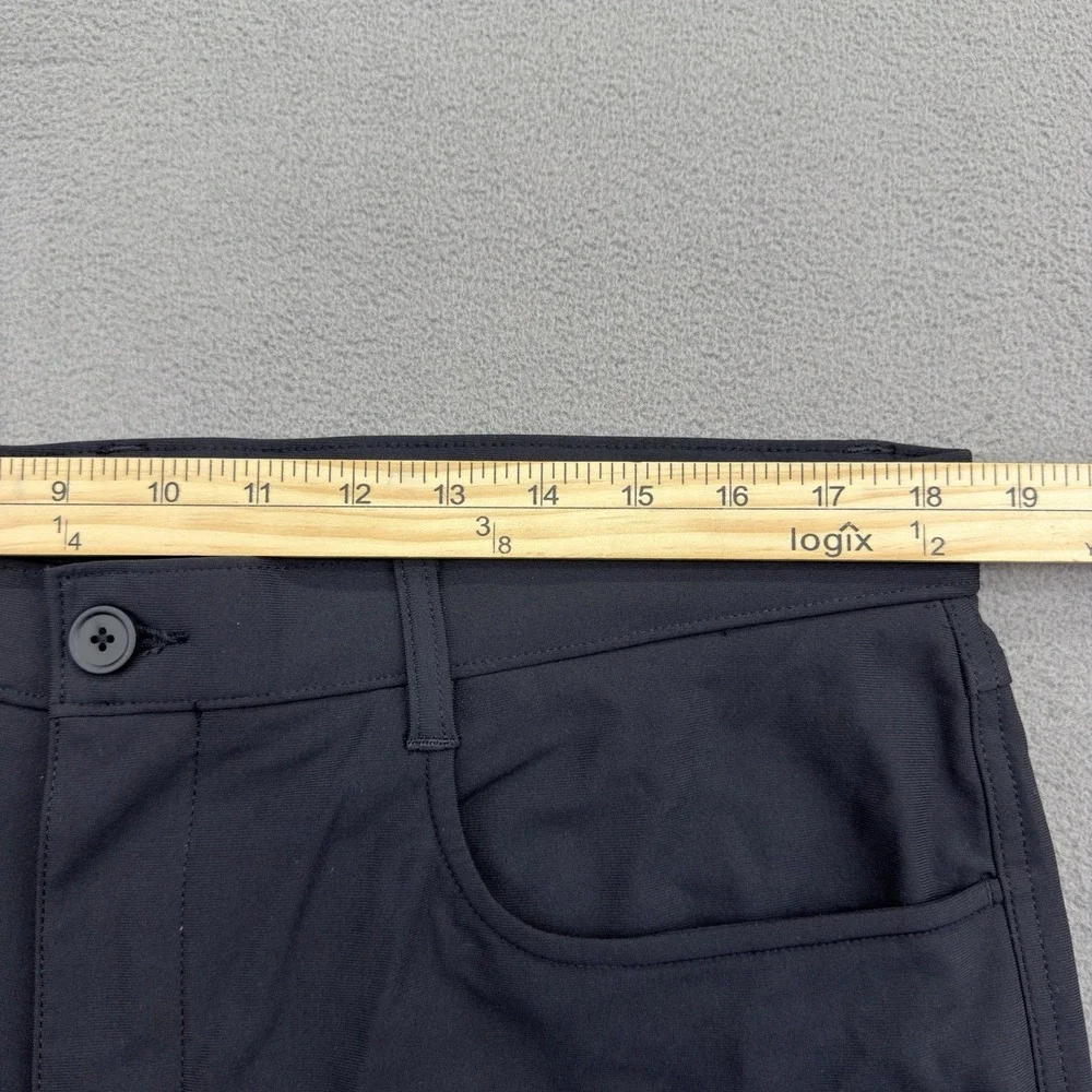 Penguin Sport Tech Golf Pants Mens 36x32 Caviar Black 5 Pocket Performance New